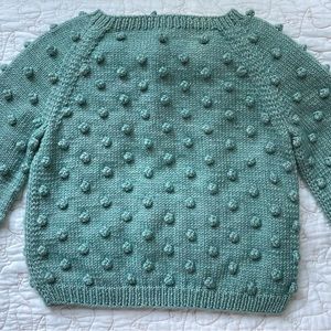 NWT Misha & Puff 4/5 Sage Popcorn Pullover
